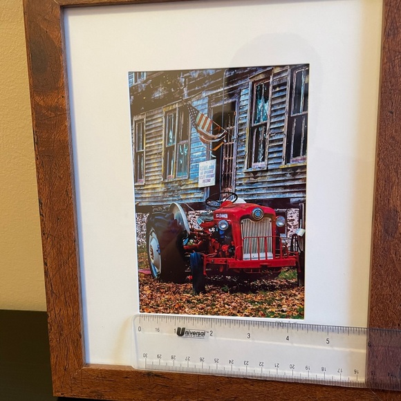 Rustic Ford Farm Tractor Framed Photo - Picture 4 of 6